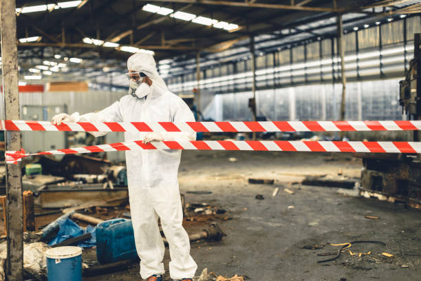 Professional Unattended Death Cleanup technician working in Pompton Lakes, NJ
